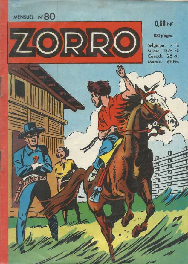 Scan de la Couverture Zorro n 80